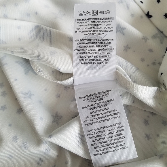 NWT Urban Threads Petite Midi Smock Dress White Star Print Size Petite 14 - Picture 7 of 8